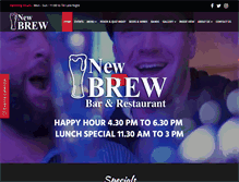Tablet Screenshot of newbrew.co.nz